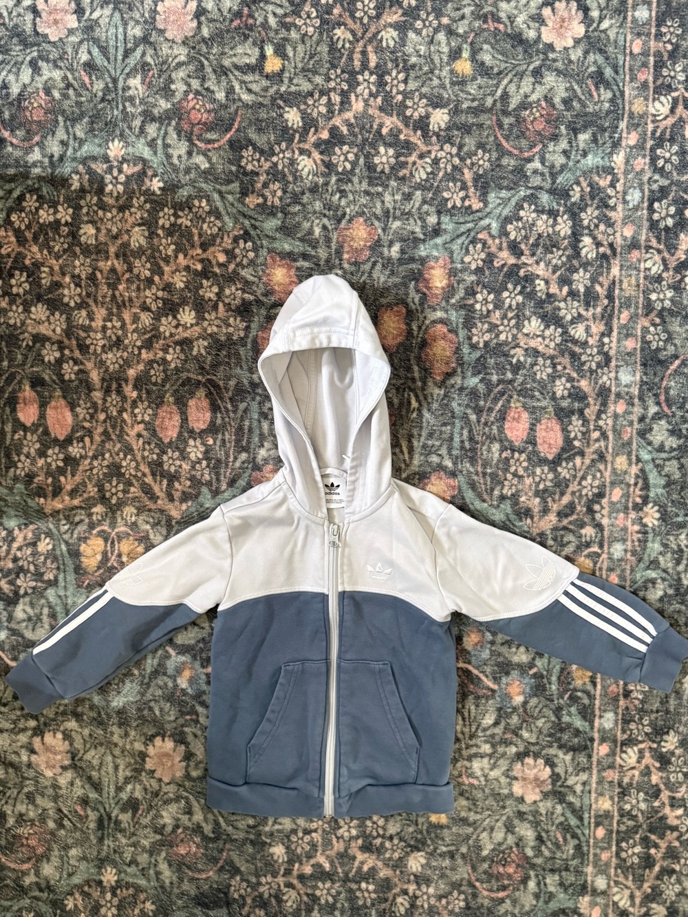 Adidas Boys Outline Full Zip Hoodie 4T - Picture 2 of 5